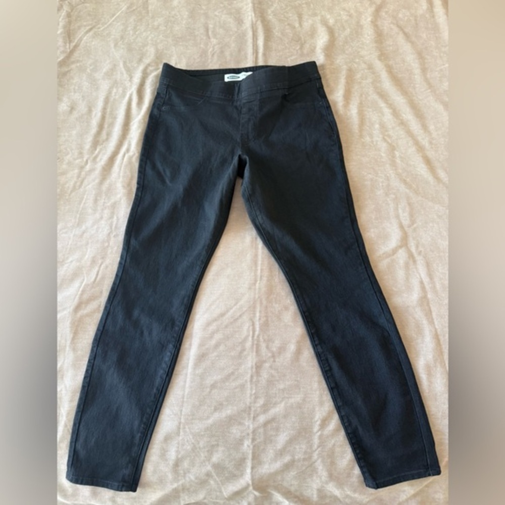 Old Navy Super Skinny Mid-Rise Black Jeans Women’s Size 12